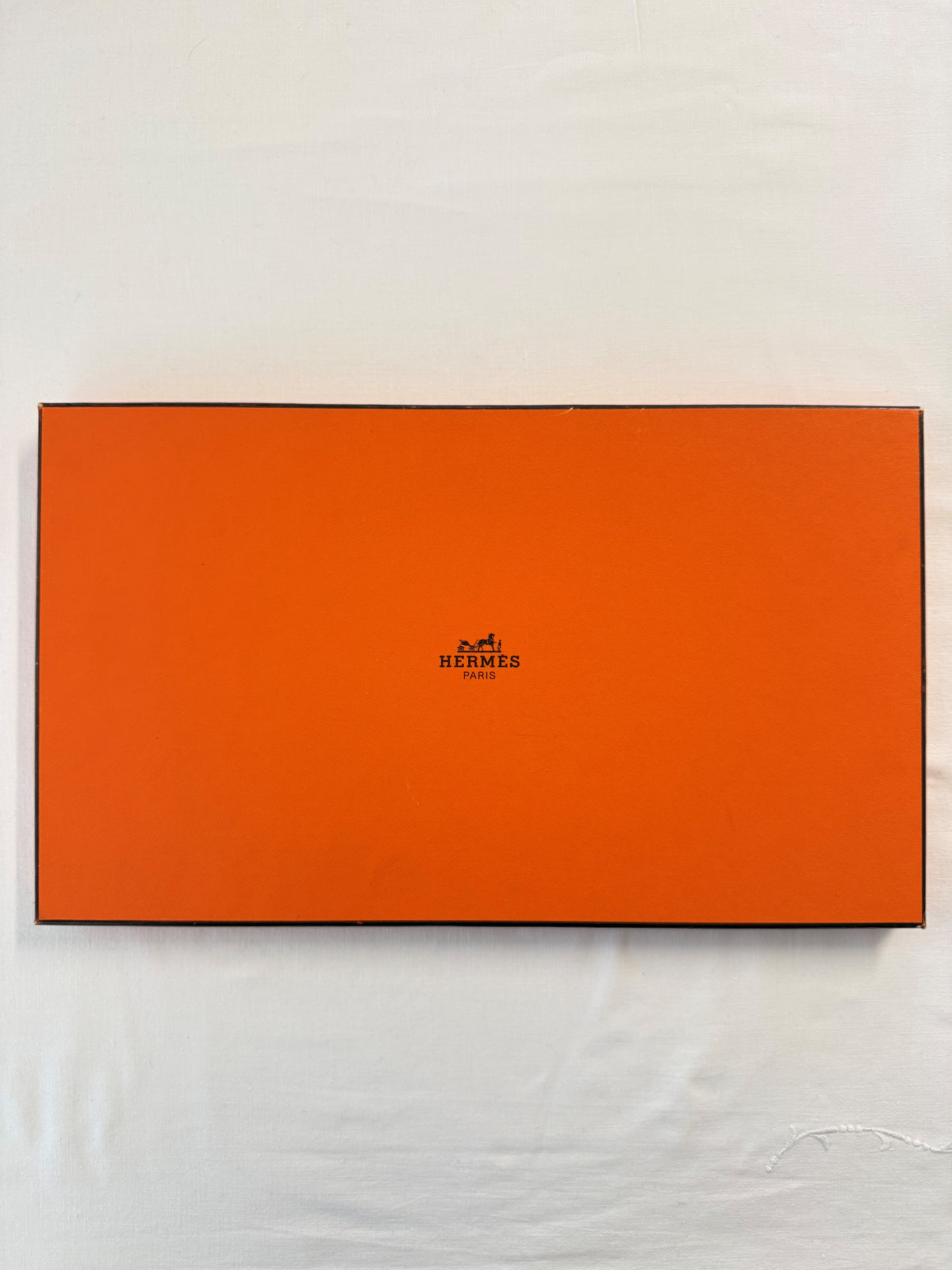 Hermès Handschuhe (Gr. 7) und Schal (103 cm) Leder