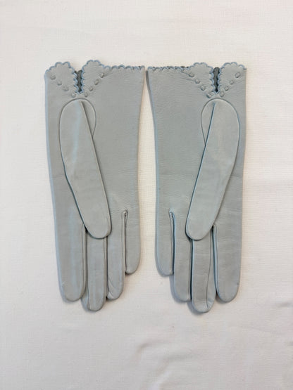 Hermès Handschuhe (Gr. 7) und Schal (103 cm) Leder