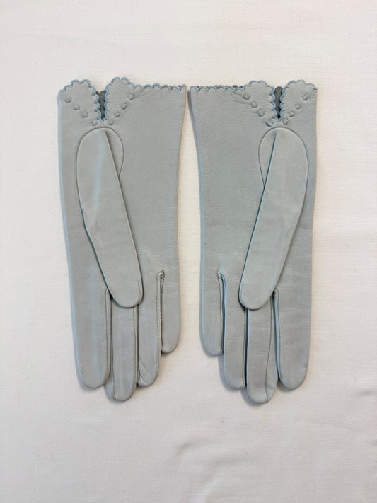 Hermès Handschuhe (Gr. 7) und Schal (103 cm) Leder