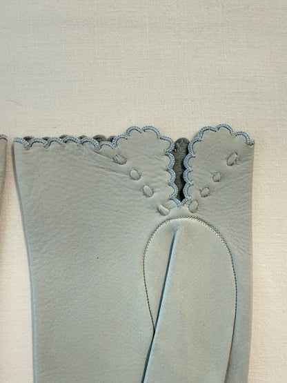 Hermès Handschuhe (Gr. 7) und Schal (103 cm) Leder