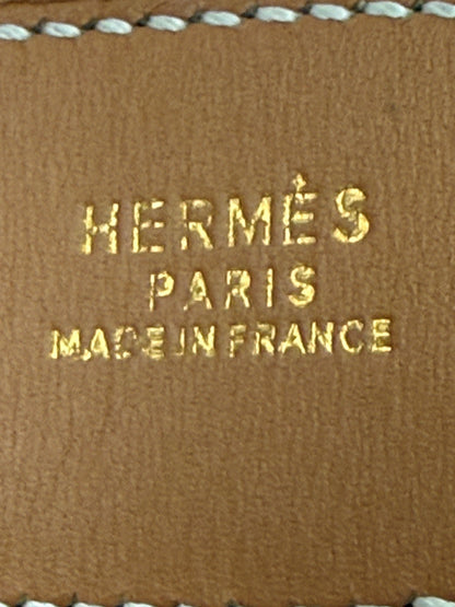 Hermès Gürtel Braun / Beige 75 cm x 3 cm