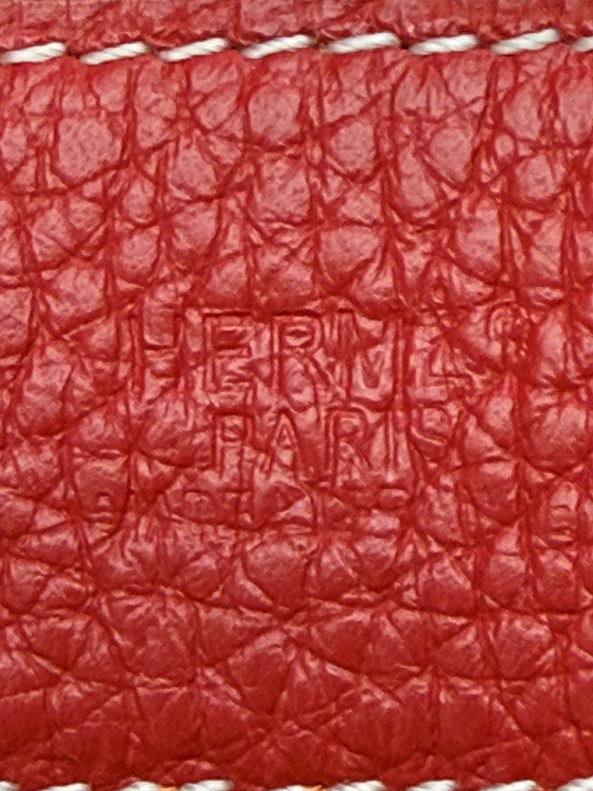 Hermès Gürtel Orange / Rot 100 cm x 3 cm