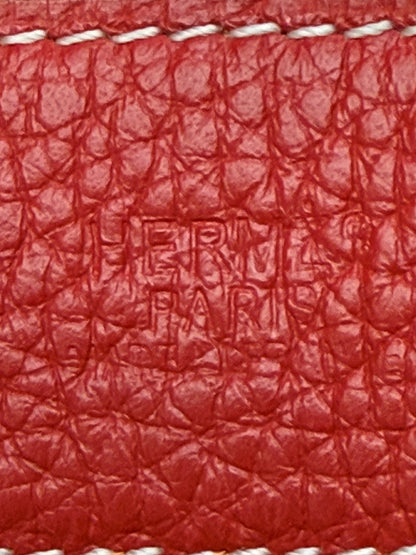 Hermès Gürtel Orange / Rot 100 cm x 3 cm