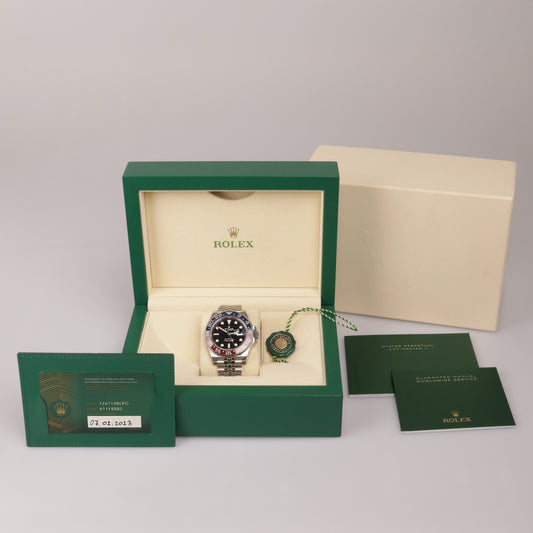 Rolex GMT-Master II "Pepsi" | Ref. 126710BLRO | Stahl | 2023 | Box | Papiere