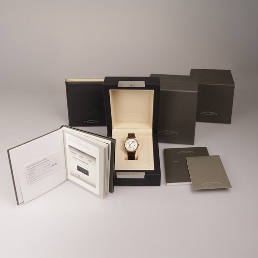 A. Lange & Söhne | Lange 1 | 18kt Gold | 191.032 | Papiere und Box