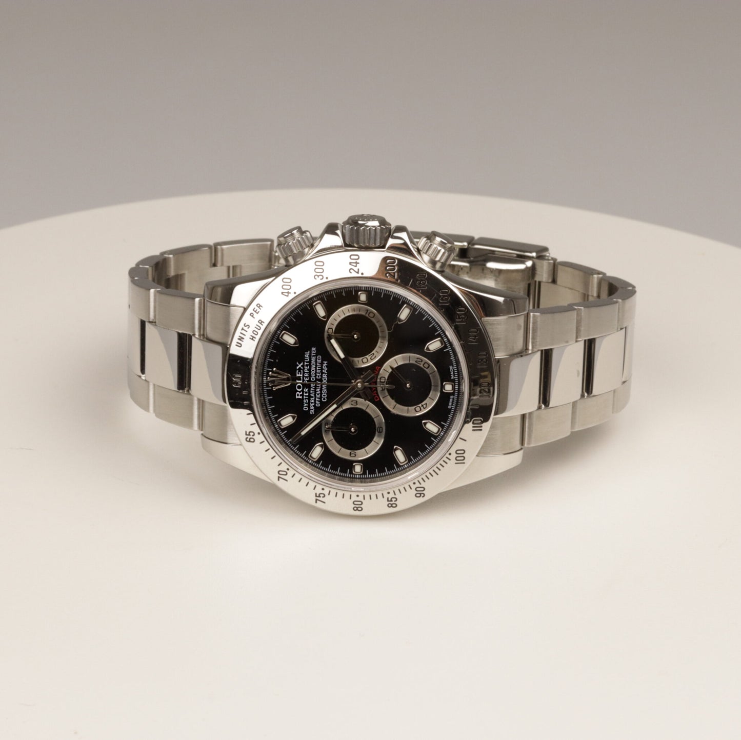 Rolex Daytona 116520 Stahl Box und Papiere "Di Caprio" APH Dial