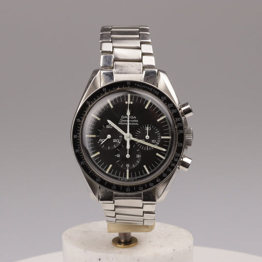 Omega Speedmaster "Pre Moon" Ref. 145012 aus 1967 Box und Papiere