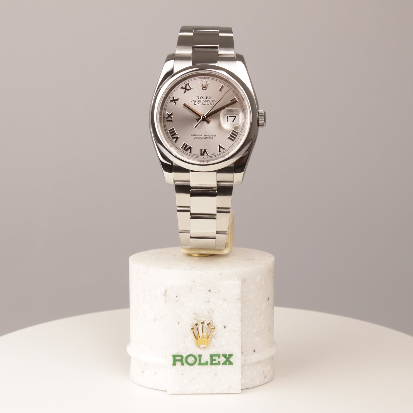 Rolex Datejust  | Edelstahl | Silbernes Zifferblatt | Referenz 116200 | ca. 2010  | 36 mm