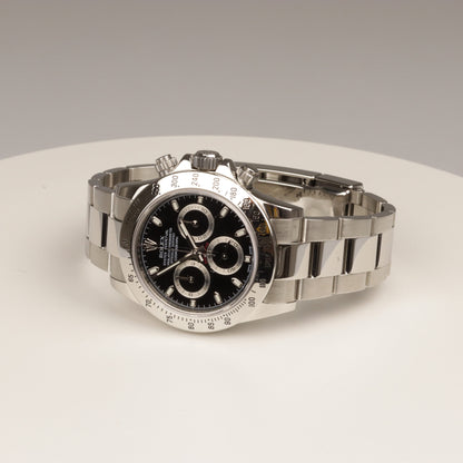 Rolex Daytona 116520 Stahl Box und Papiere "Di Caprio" APH Dial