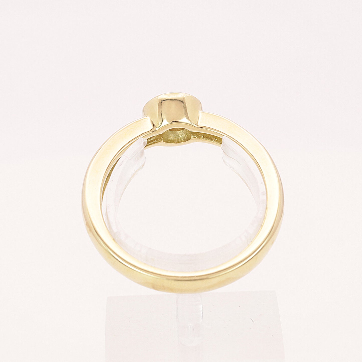 Solitär Ring 750/- Gelbgold HRD Zertifikat 0,26 ct G/VS2