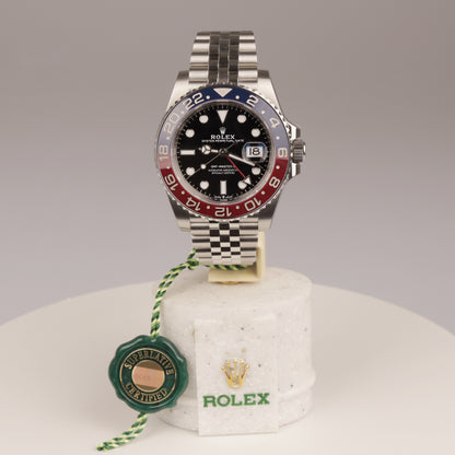 Rolex GMT-Master II "Pepsi" | Ref. 126710BLRO | Stahl | 2025 | Box | Papiere