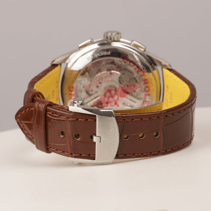 Breitling Premier B01 Chronograph AB0145 Edelstahl Lederband Box + Papiere