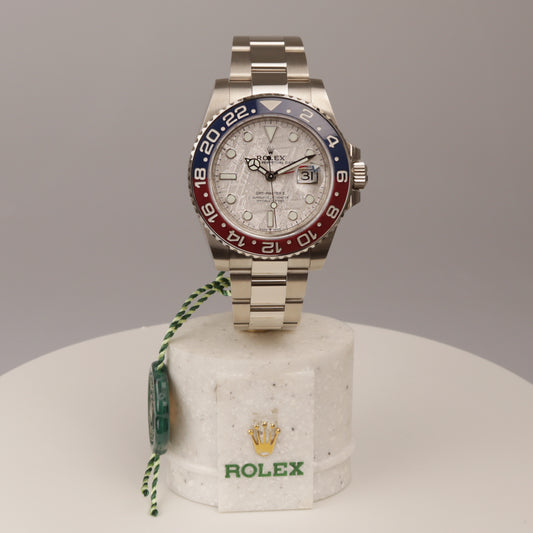 Rolex GMT-Master II | 126719BLRO | 2021 |  Meteorit | Weißgold | Box + Papiere