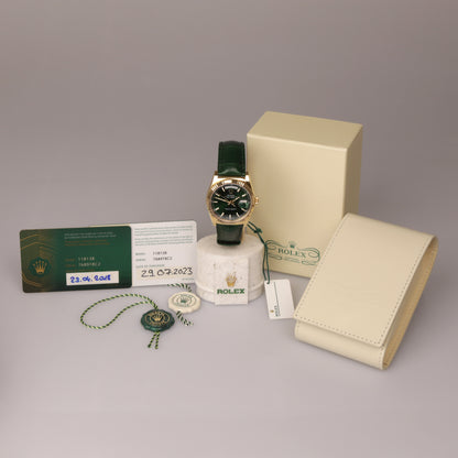 Rolex Day-Date | Referenz 118138| 750er Gelbgold | Box + Papiere | 2018