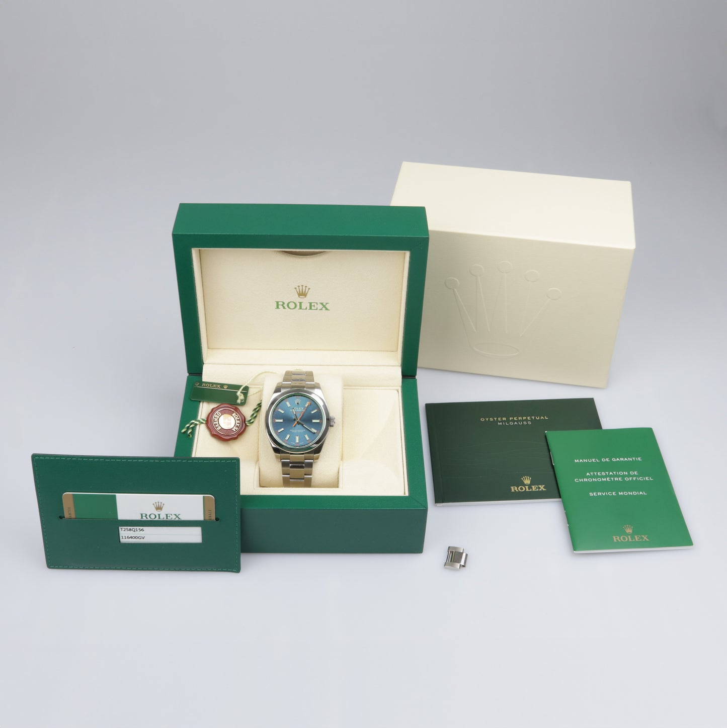 Rolex | Milgauss | Box und Papiere | Baujahr ca. 2015 | Ländercode 100