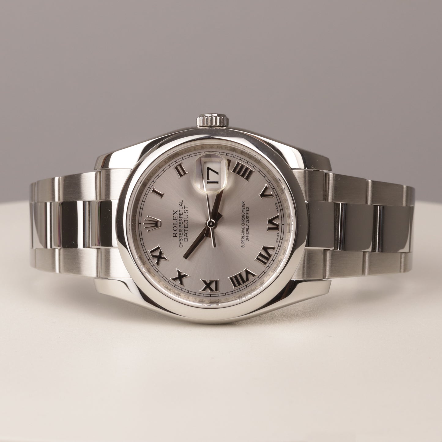 Rolex Datejust  | Edelstahl | Silbernes Zifferblatt | Referenz 116200 | ca. 2010  | 36 mm