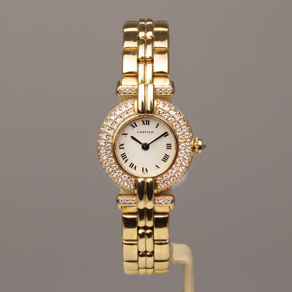 Cartier | Damenuhr | COLISÉE | 18 Karat Gold | Brillantbesatz |