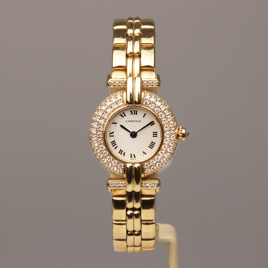 Cartier | Damenuhr | COLISÉE | 18 Karat Gold | Brillantbesatz |