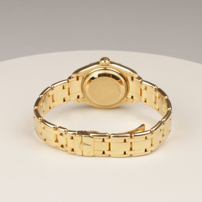 Rolex Datejust 29 Pearlmaster Lady | 750/-Gelbgold | Diamant | Referenz 80318