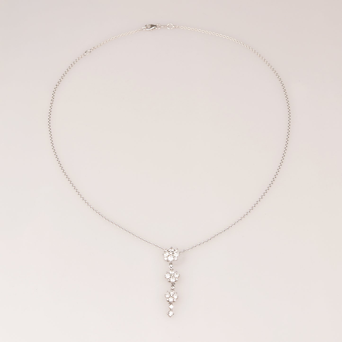 Collier 750/- Weißgold | Brillantcollier mit ca. 0,75 ct Hsi