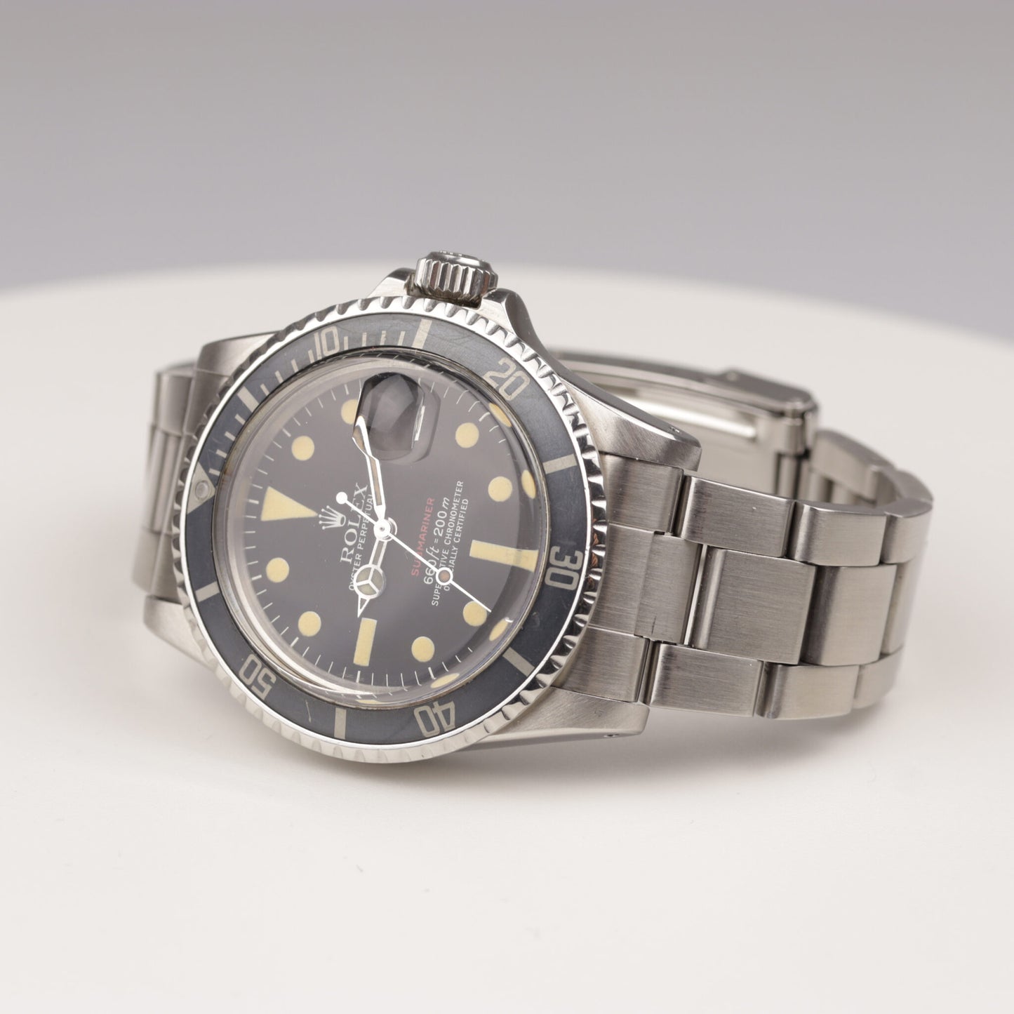 Rolex Submariner Ref.1680 ROTSCHRIFT Bj. ca. 1972 Vintage selten