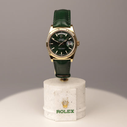 Rolex Day-Date | Referenz 118138| 750er Gelbgold | Box + Papiere | 2018
