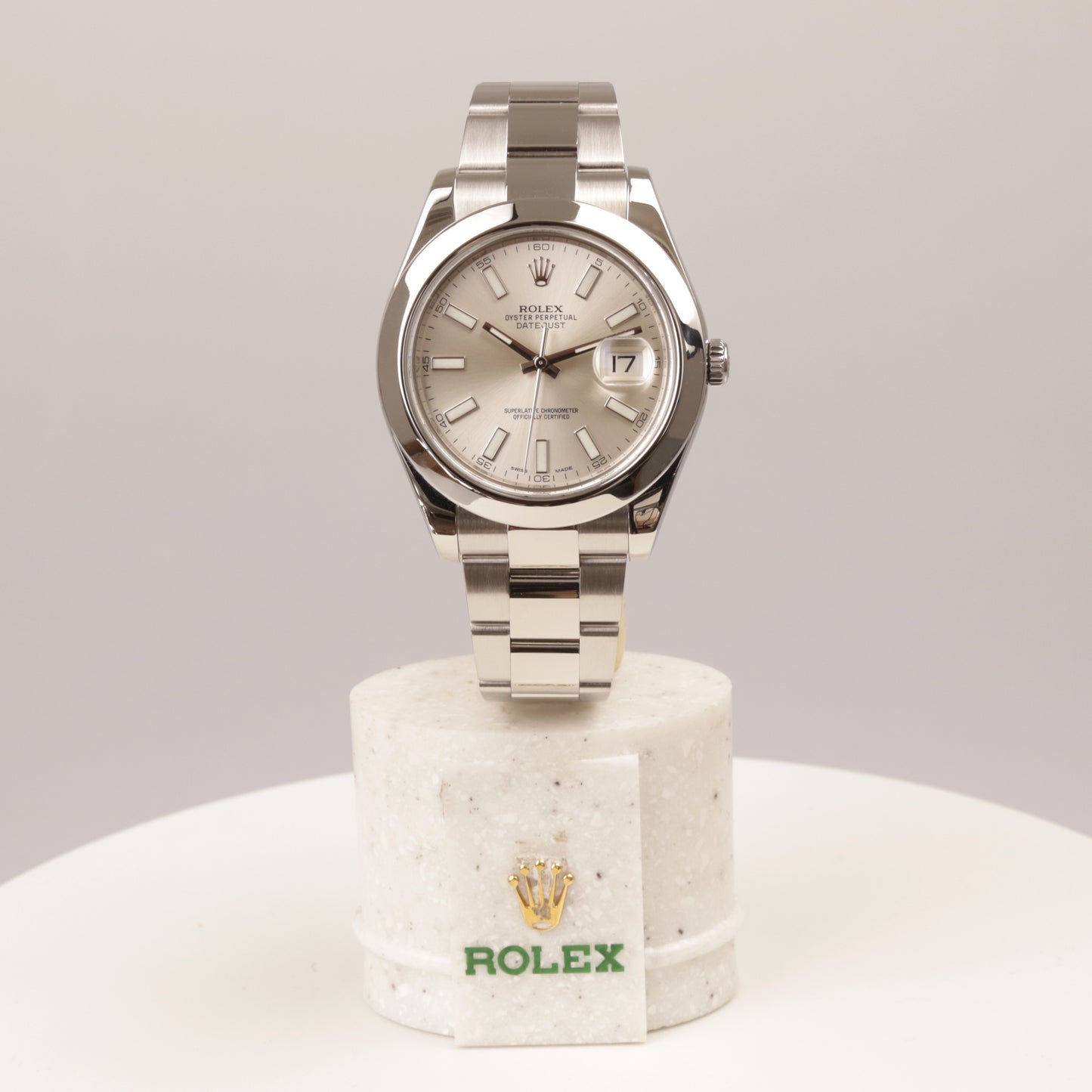 Herrenarmbanduhr Rolex Datejust | Referenz 116300 | Stahl | 2017 | Box + Papiere