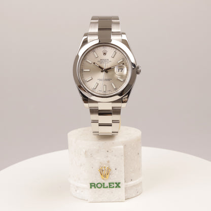 Herrenarmbanduhr Rolex Datejust | Referenz 116300 | Stahl | 2017 | Box + Papiere