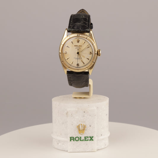 Rolex Oyster "Bubbleback" | Ref. 6085 | 33,5 mm | 10 Karat Gelbgold | ca. 1952 |