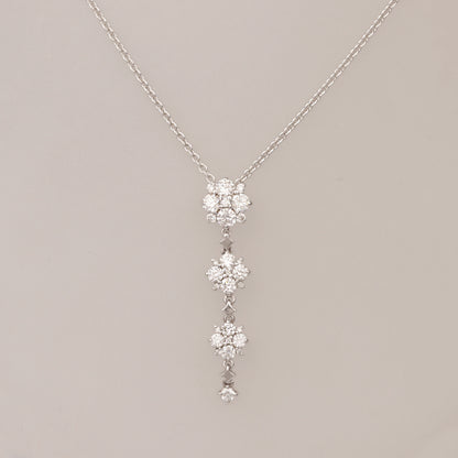 Collier 750/- Weißgold | Brillantcollier mit ca. 0,75 ct Hsi