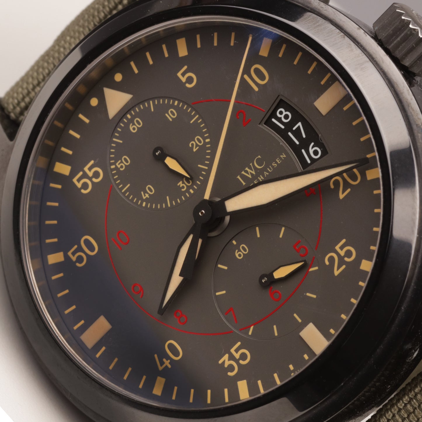 IWC Fliegeruhr "TOPGUN Miramar" Referenz IW388002 Box + Papiere