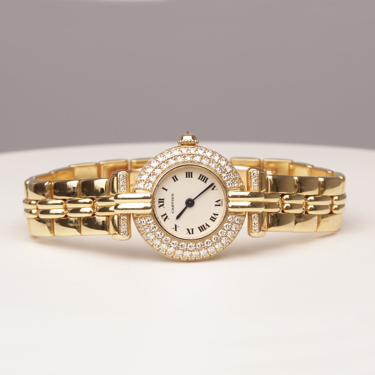 Cartier | Damenuhr | COLISÉE | 18 Karat Gold | Brillantbesatz |