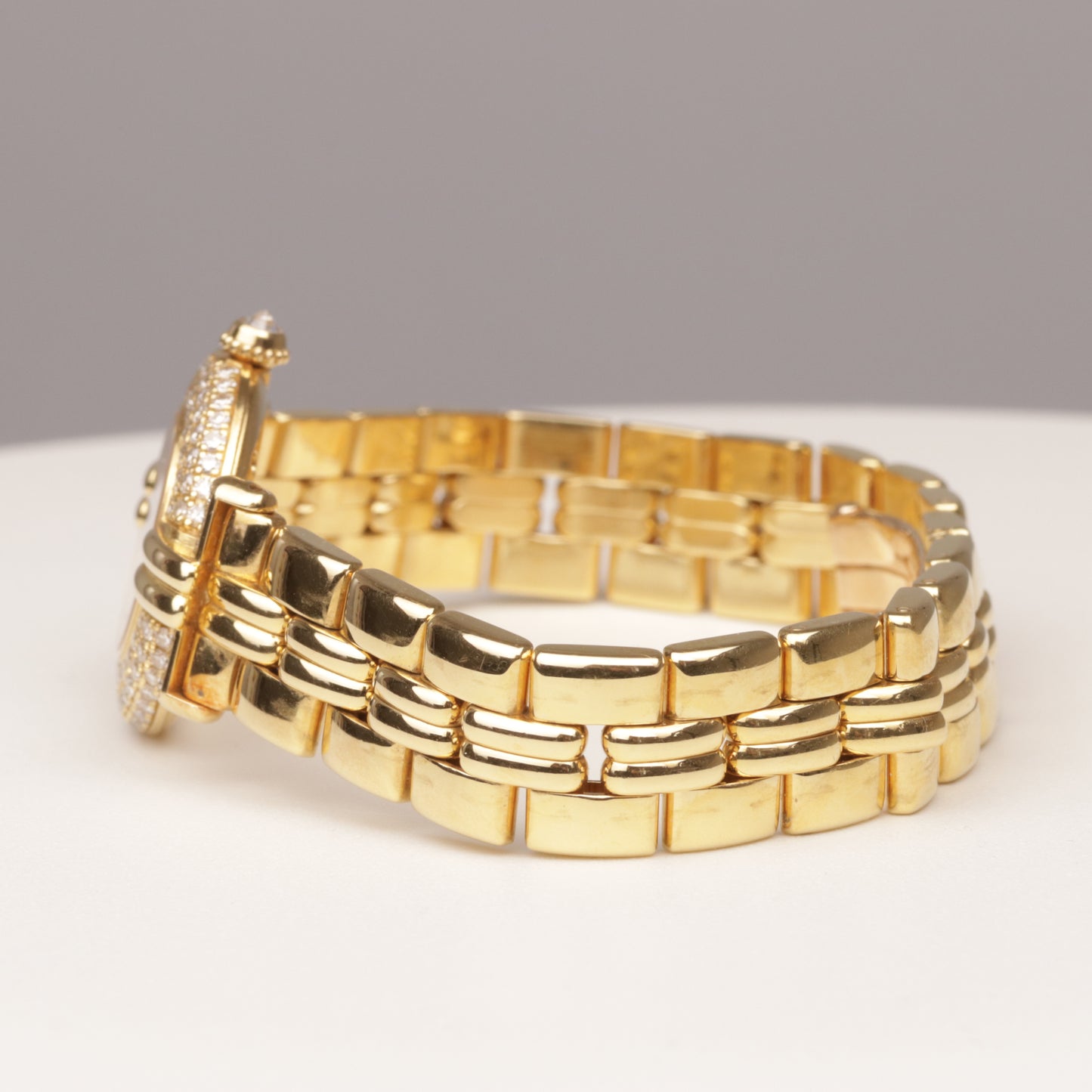 Cartier | Damenuhr | COLISÉE | 18 Karat Gold | Brillantbesatz |