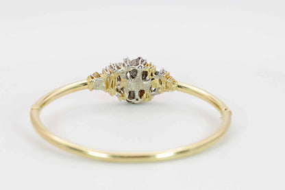 Brillant-Armreif 750/- Gelbgold/Weißgold ca. 8ct