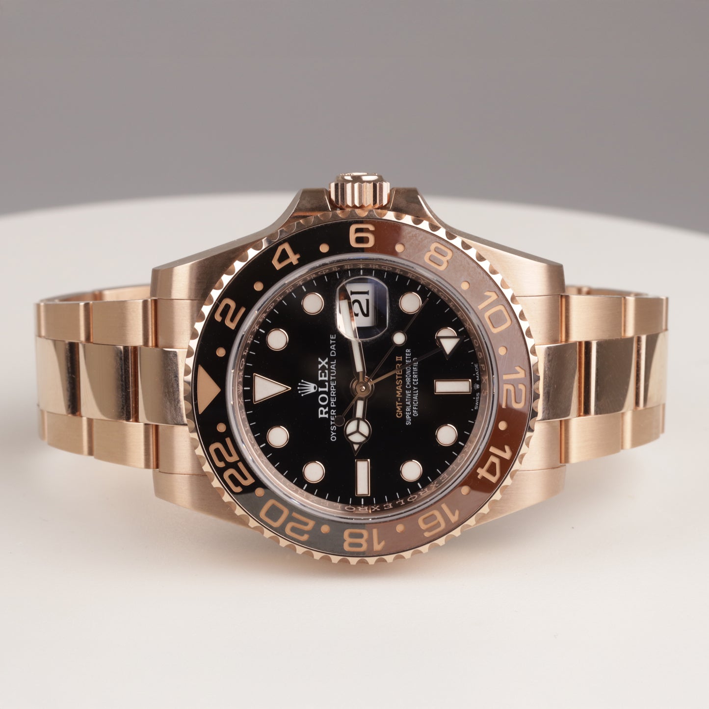 Rolex GMT-Master II | Rootbeer | 126715CHNR | Rosegold | 2023 | Box | Papiere