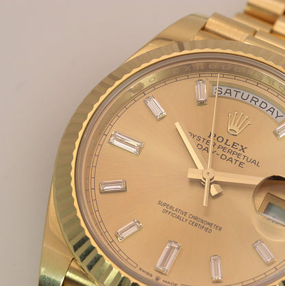 Rolex Day-Date  Gelbgold Ref. 228238 Box und Papiere 2021