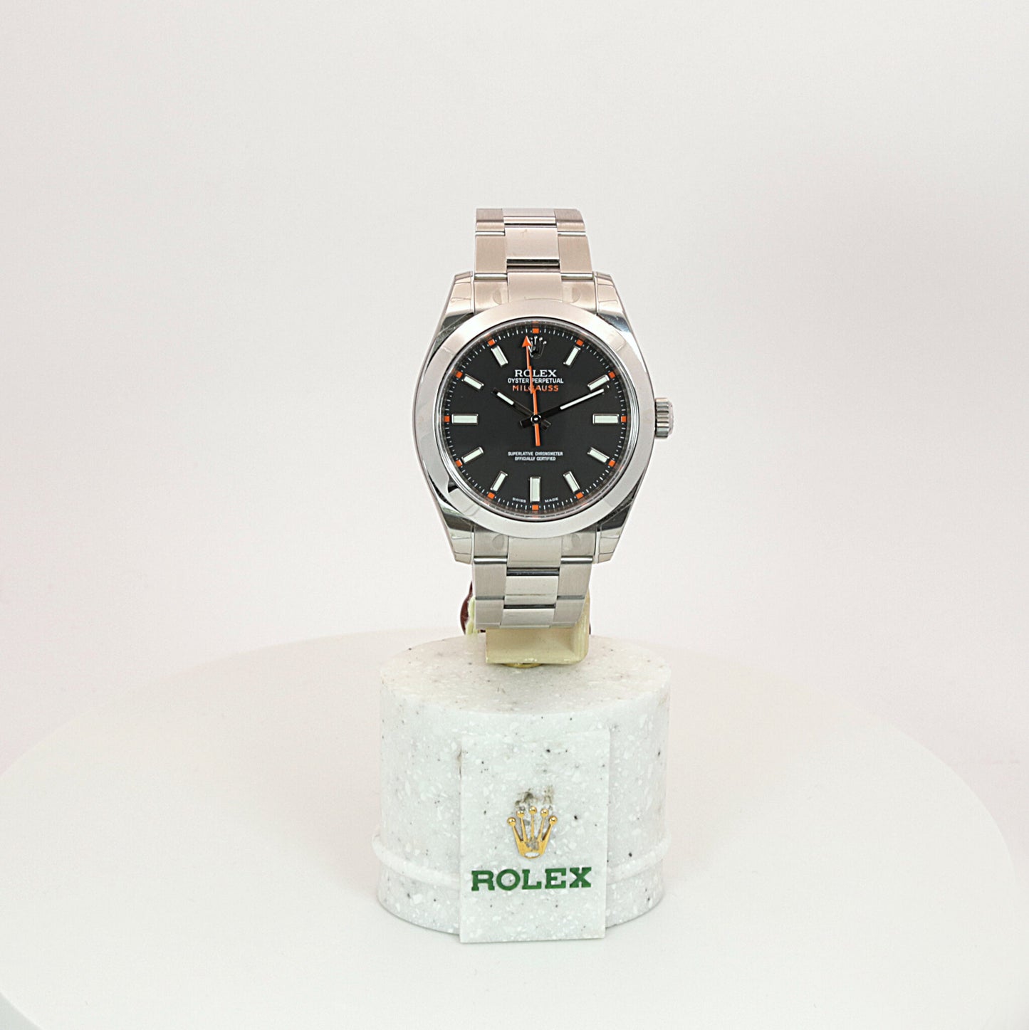 Rolex | Milgauss | Box und Papiere | ungetragen und verklebt | Seltenheit