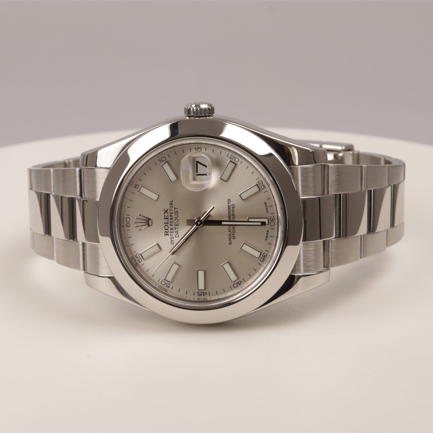 Herrenarmbanduhr Rolex Datejust | Referenz 116300 | Stahl | 2017 | Box + Papiere