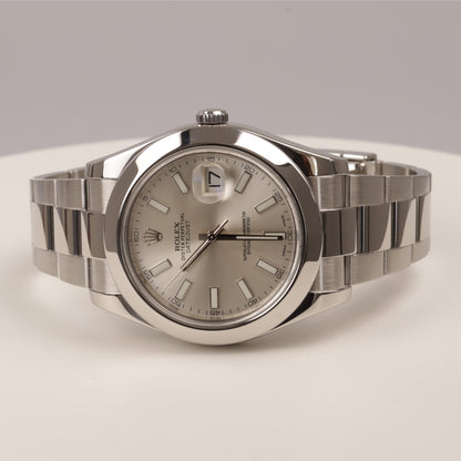 Herrenarmbanduhr Rolex Datejust | Referenz 116300 | Stahl | 2017 | Box + Papiere