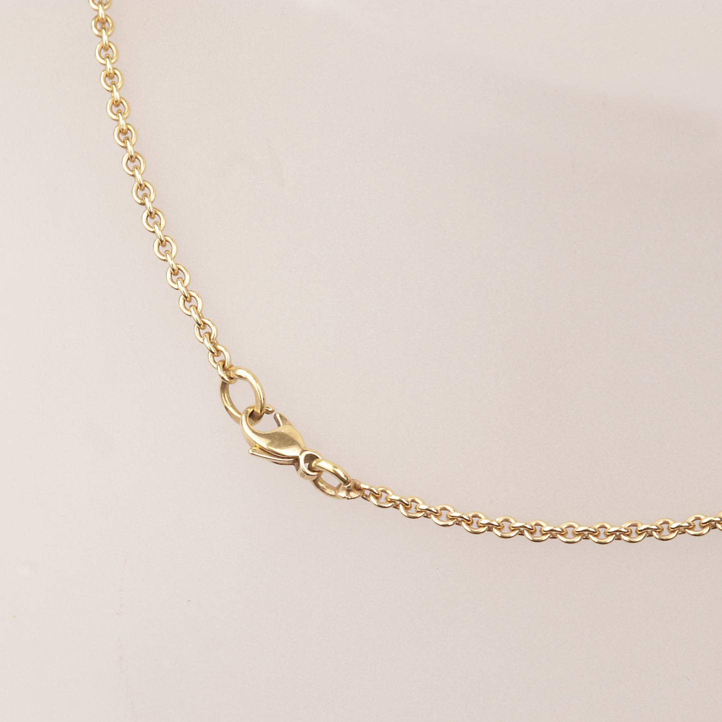 Collier 750/- Gelbgold | Paraiba Turmalin mit kleinen Orientperlen