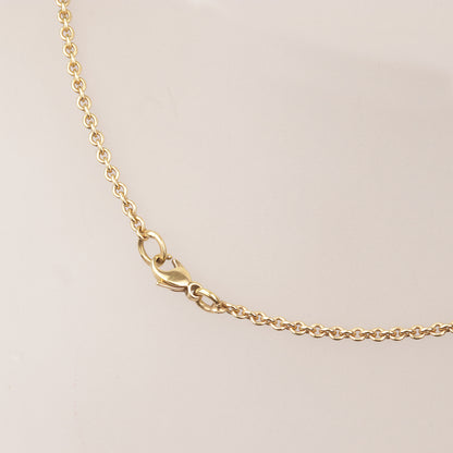 Collier 750/- Gelbgold | Paraiba Turmalin mit kleinen Orientperlen