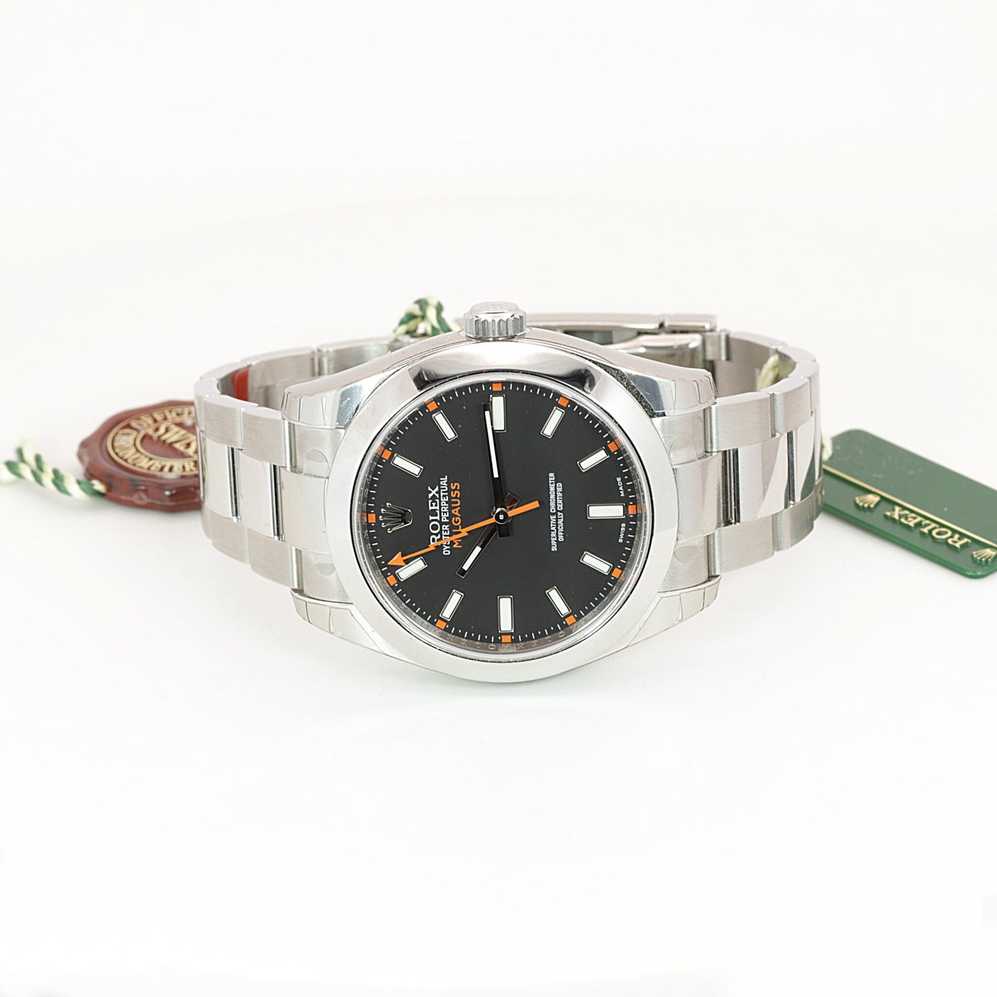 Rolex | Milgauss | Box und Papiere | ungetragen und verklebt | Seltenheit