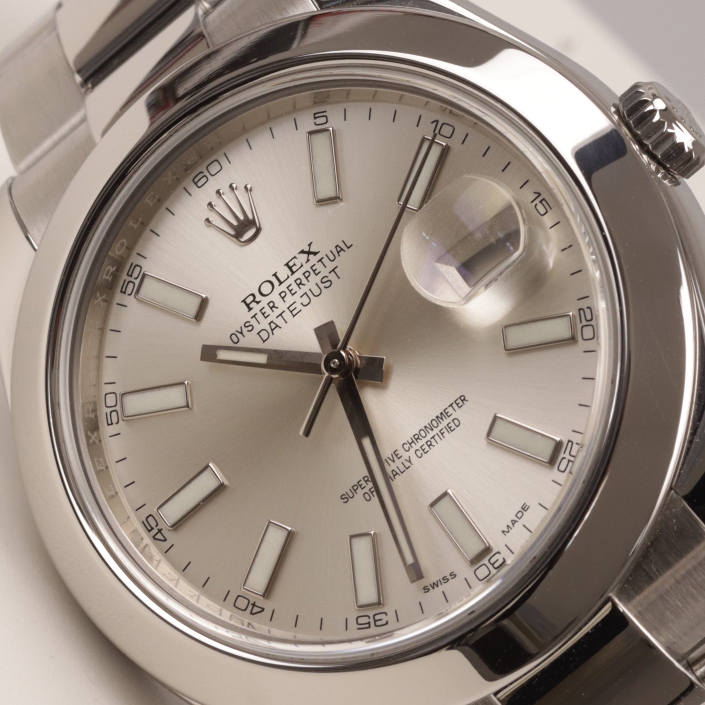 Herrenarmbanduhr Rolex Datejust | Referenz 116300 | Stahl | 2017 | Box + Papiere