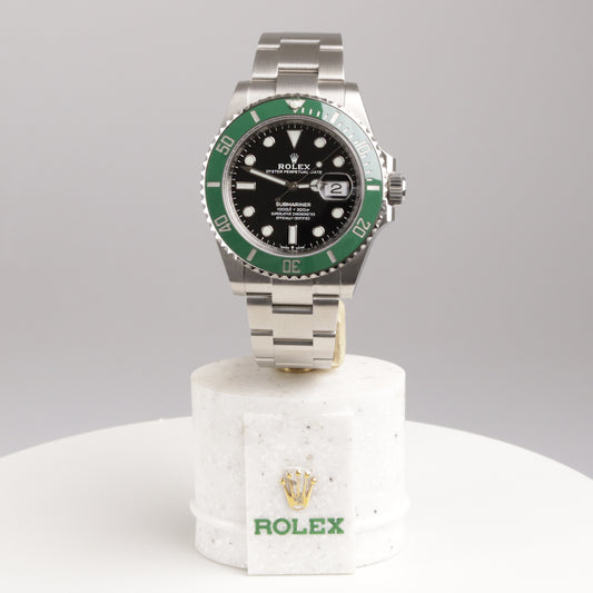 Rolex | Submariner | Date | "Starbucks" | Box und Papiere | Stahl | ungetragen