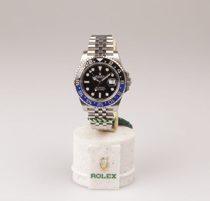 Rolex GMT-Master II  Stahl Ref.126710BLNR Keramik Box und Papiere "Batgirl" LC100