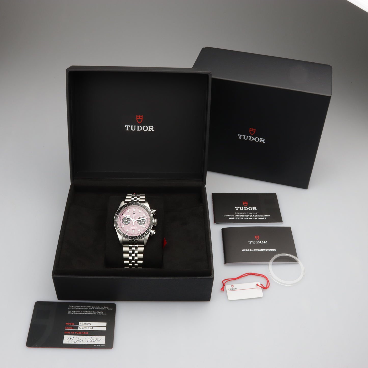 Tudor |  Black Bay | 41 mm | Sondermodell Inter Miami Pink | Ref.Nr. M79360N