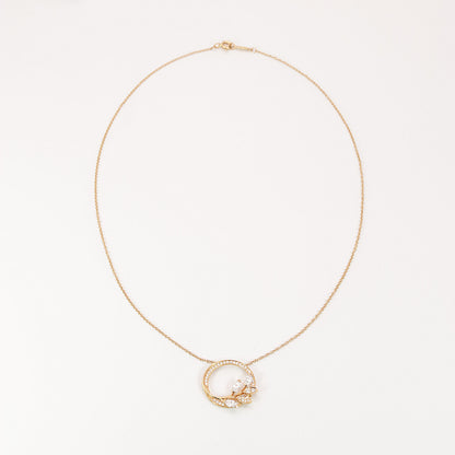 Tiffany & Co. Collier "Vine Circle" 750er Roségold 0,39ct Brillant