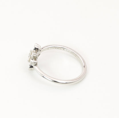 Tiffany & Co. Blumen-Diamant Ring 950er Platin