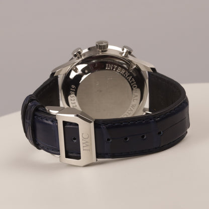 IWC Portugieser Stahl Ref. IW371492 Box Papiere Chronograph
