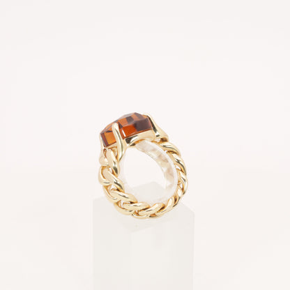 Pomellato Ring "Lola" 750er Roségold Citrin